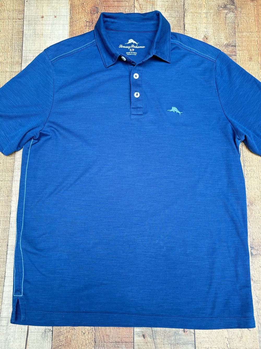 Tommy Bahama Men's Royal Blue Short-Sleeve Polo with Marlin Logo